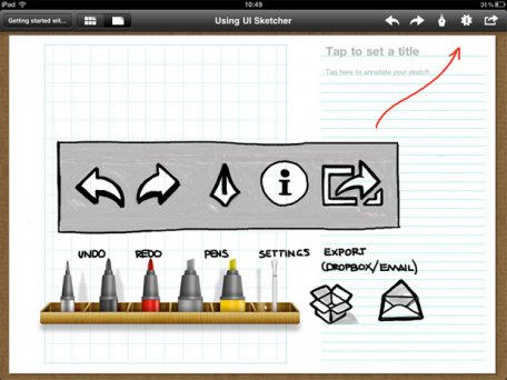 Screenshot of UI Sketcher