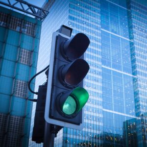 Green traffic light