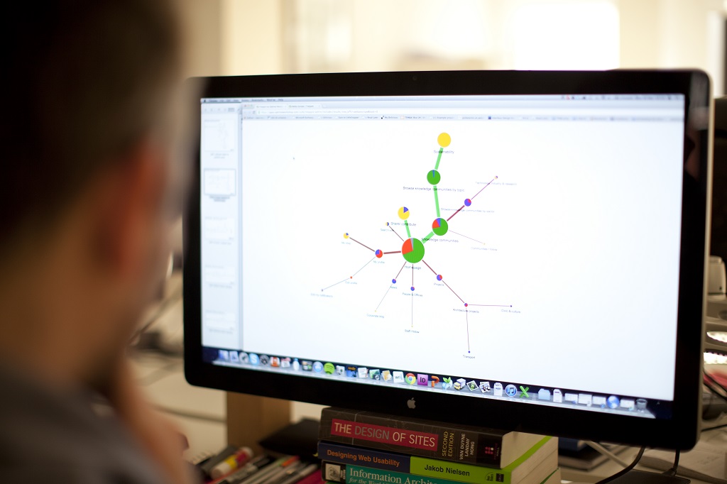 Person analysing site architecture as part of Discovery