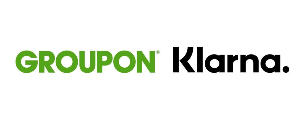 Groupon and Klarna logos