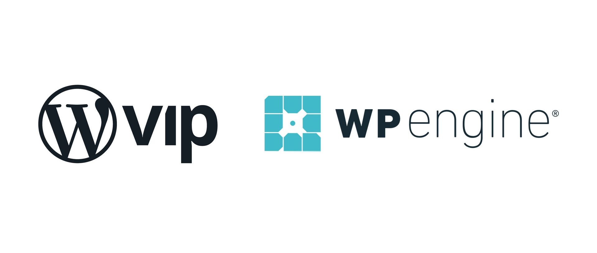 WordPress VIP and WP Engine logos