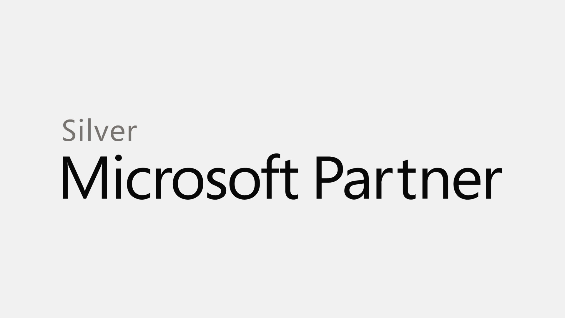 Silver Microsoft Partner