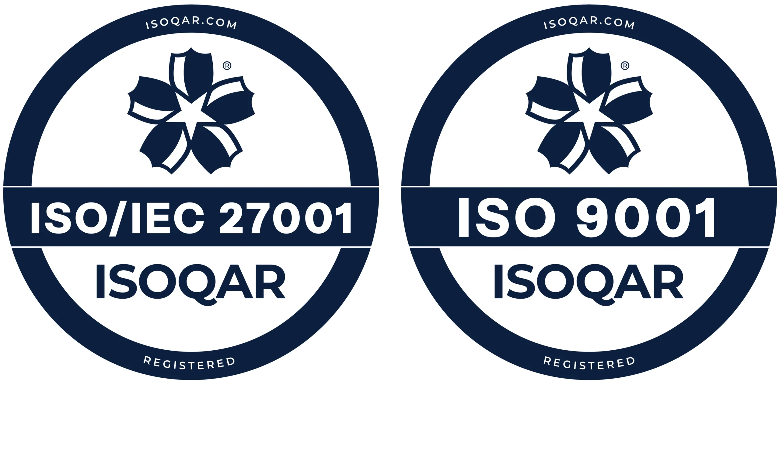 ISO/IEC 27001 & ISO 9001 Cert No. 22934